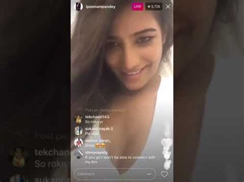 poonam pandey live porn|Poonam pandey 